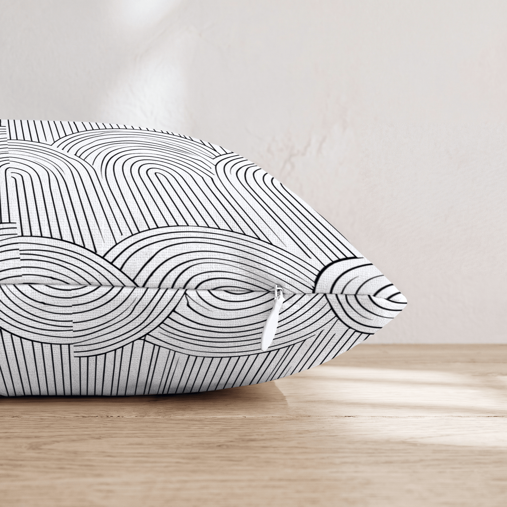 Arch Rainbow Outline Throw Pillow - Hillcroft Home