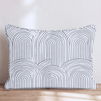 Arch Rainbow Outline Throw Pillow - Hillcroft Home