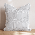 Arch Rainbow Outline Throw Pillow - Hillcroft Home