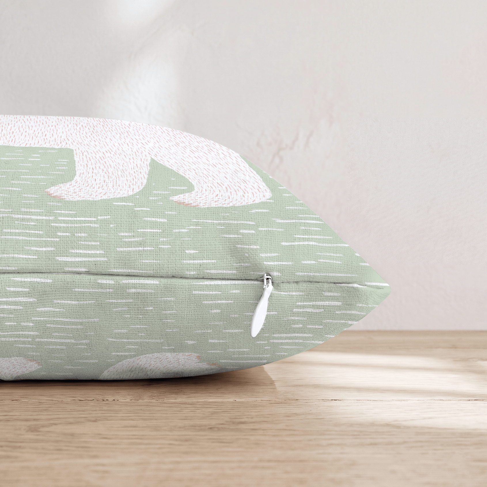 Arctic Bear Throw Pillow - Hillcroft Home