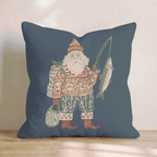 Arctic Fisherman Throw Pillow - Hillcroft Home