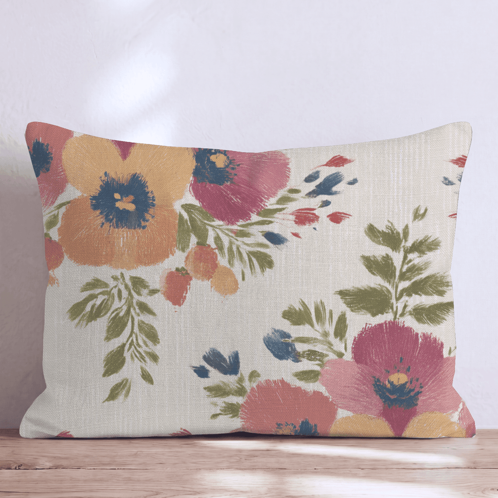 Aristea Bouquet Throw Pillow - Hillcroft Home