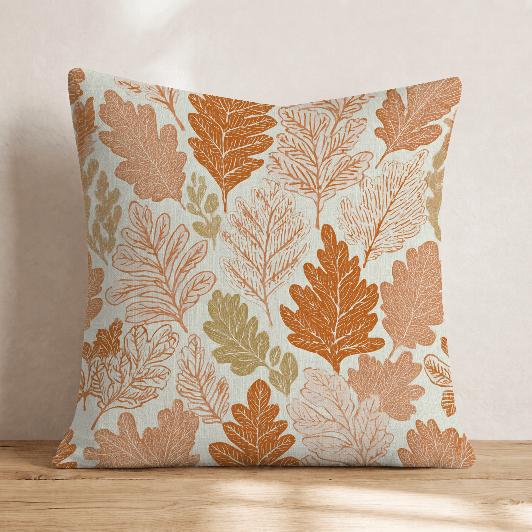 Arkansas Leaves Throw Pillow - Hillcroft Home
