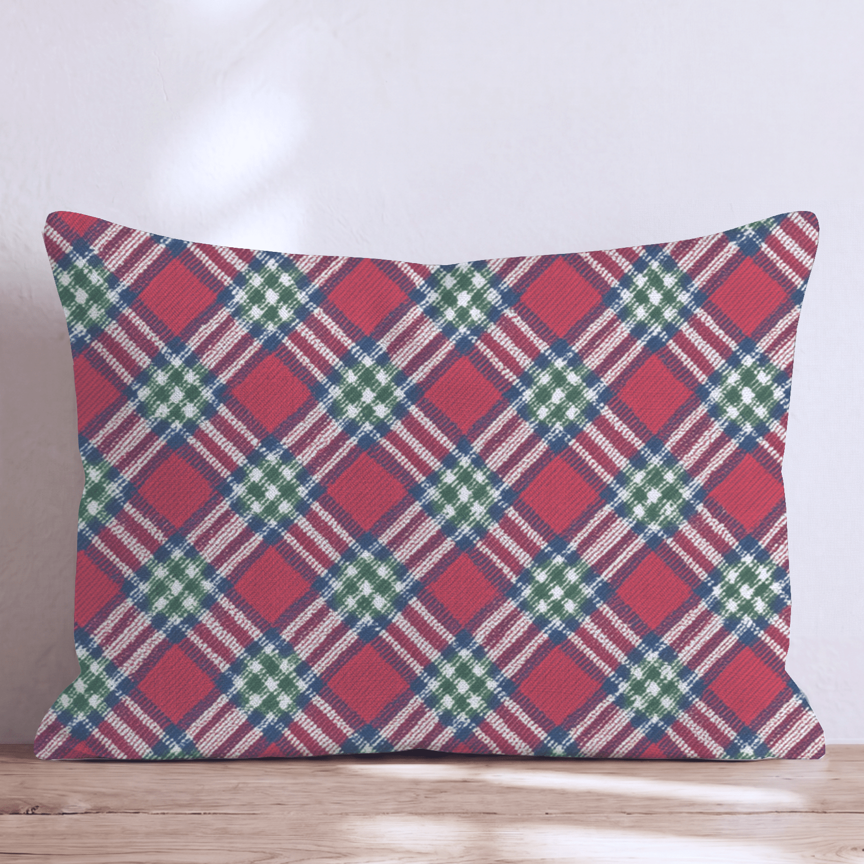 Arletta Plaid Throw Pillow - Hillcroft Home