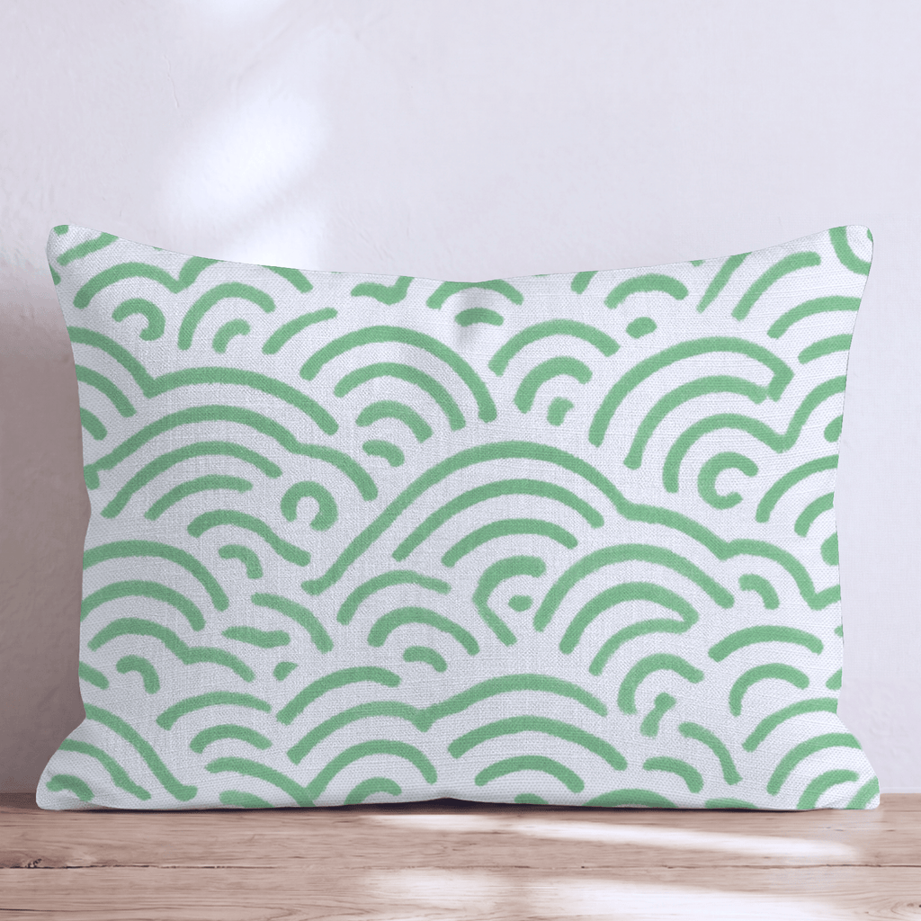 Arlington Waves Throw Pillow - Hillcroft Home