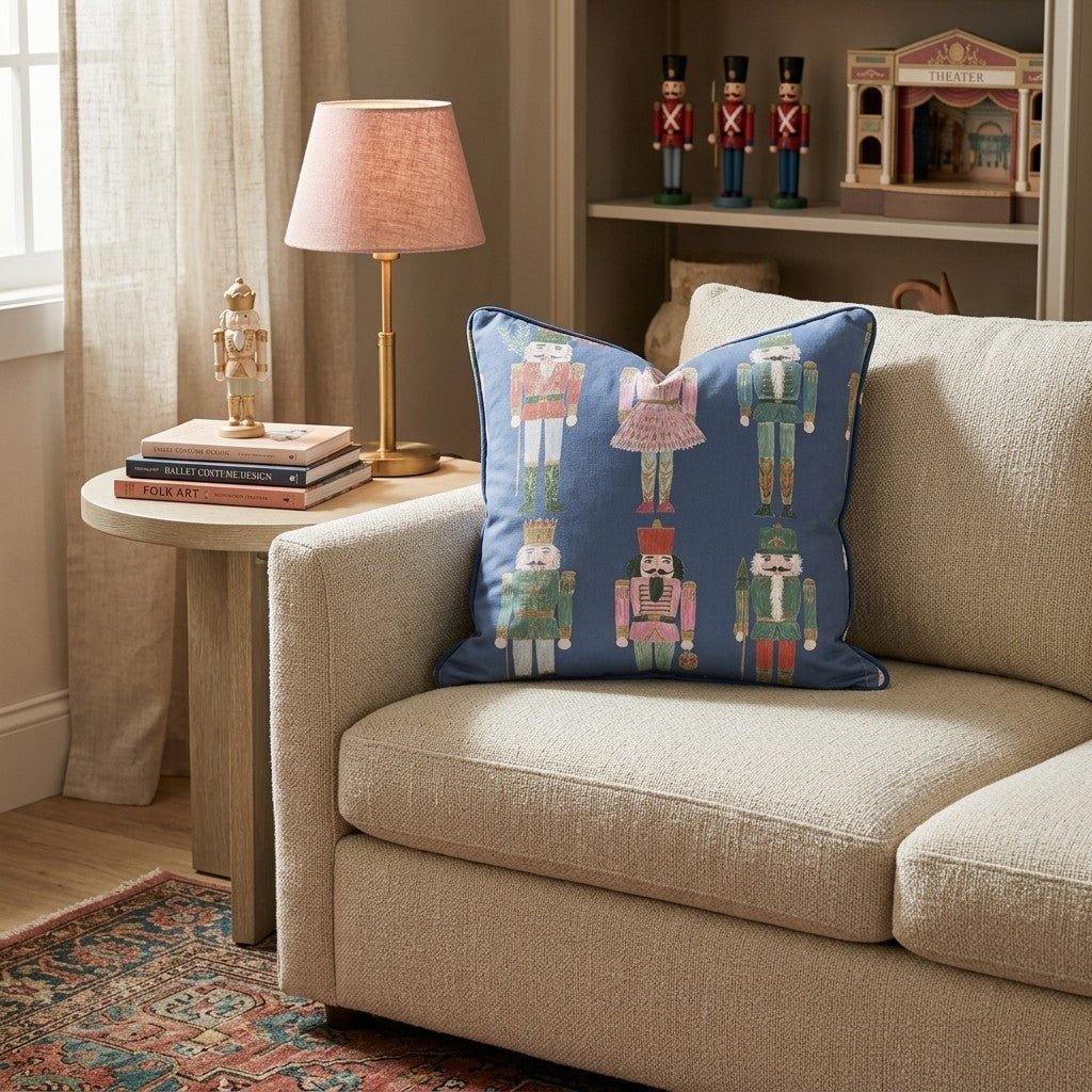 Army of Nutcrackers Throw Pillow - Hillcroft Home
