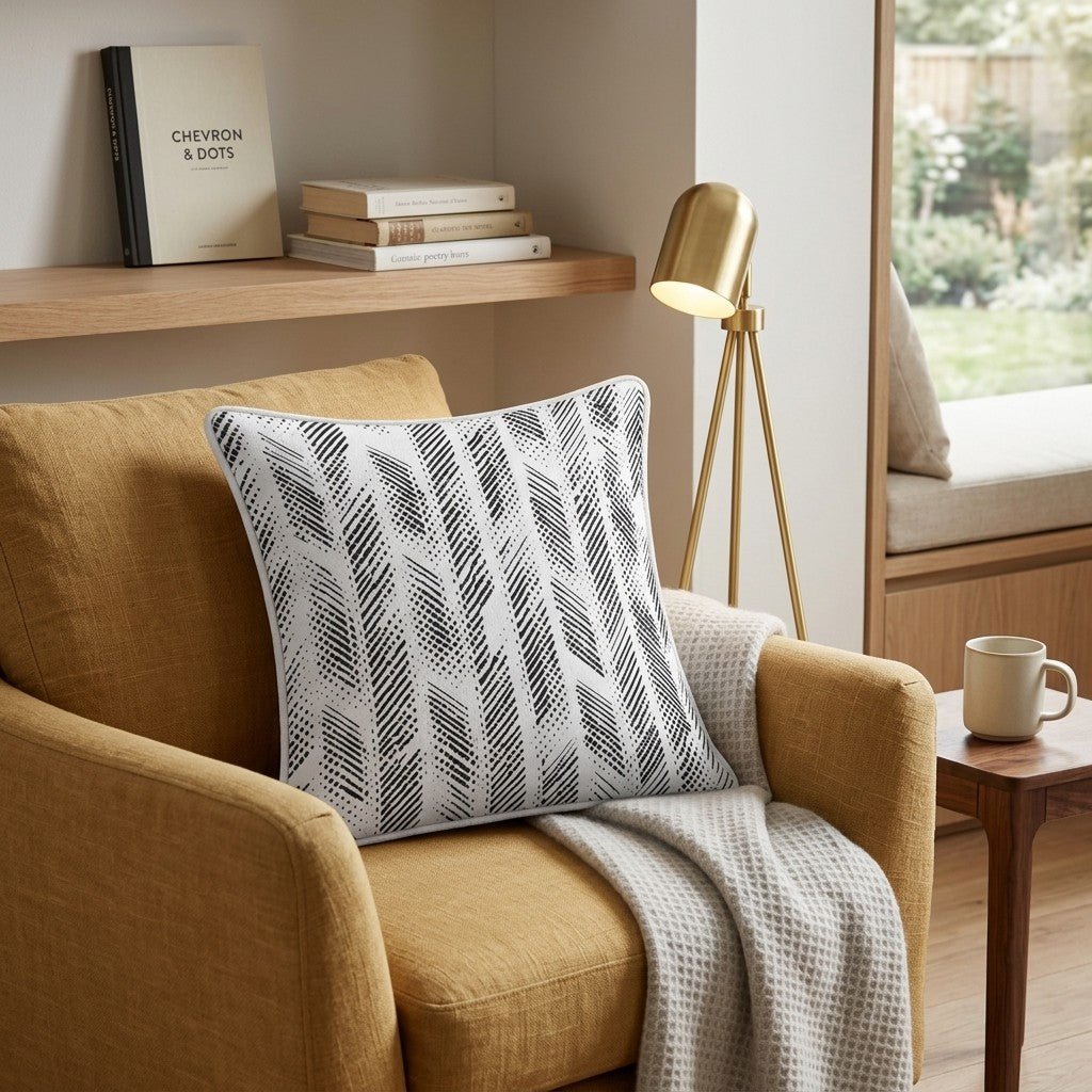 Arrowform Throw Pillow - Hillcroft Home