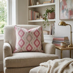 Aspyn Ikat Throw Pillow - Hillcroft Home