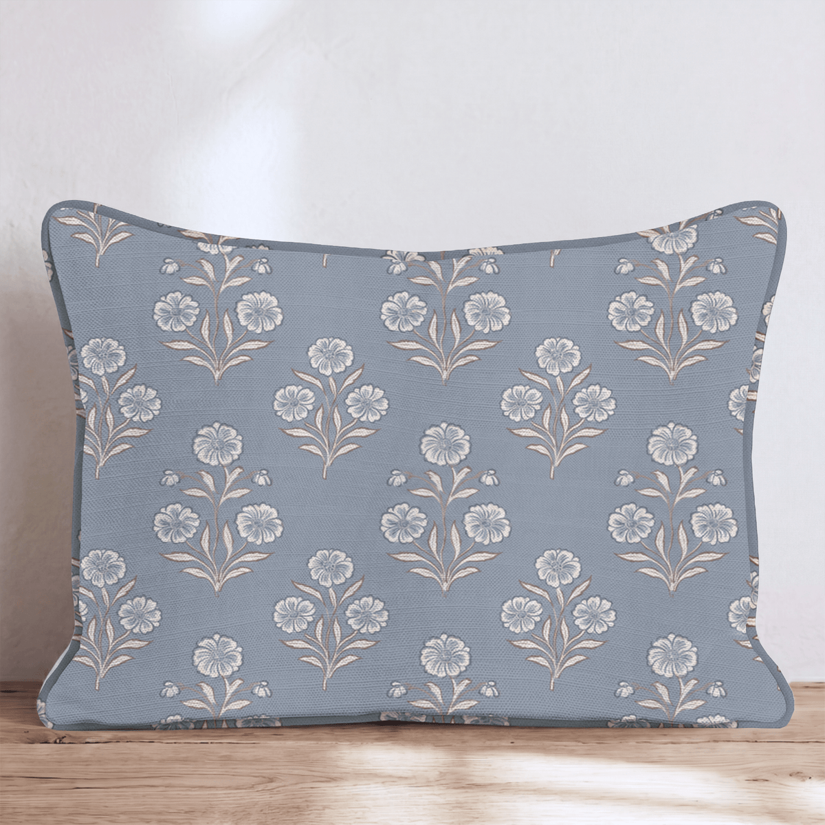 Aster Slate Throw Pillow throw pillow - Hillcroft Home