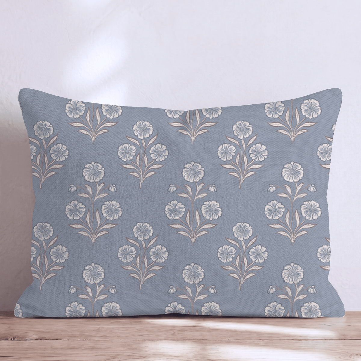 Aster Slate Throw Pillow throw pillow - Hillcroft Home