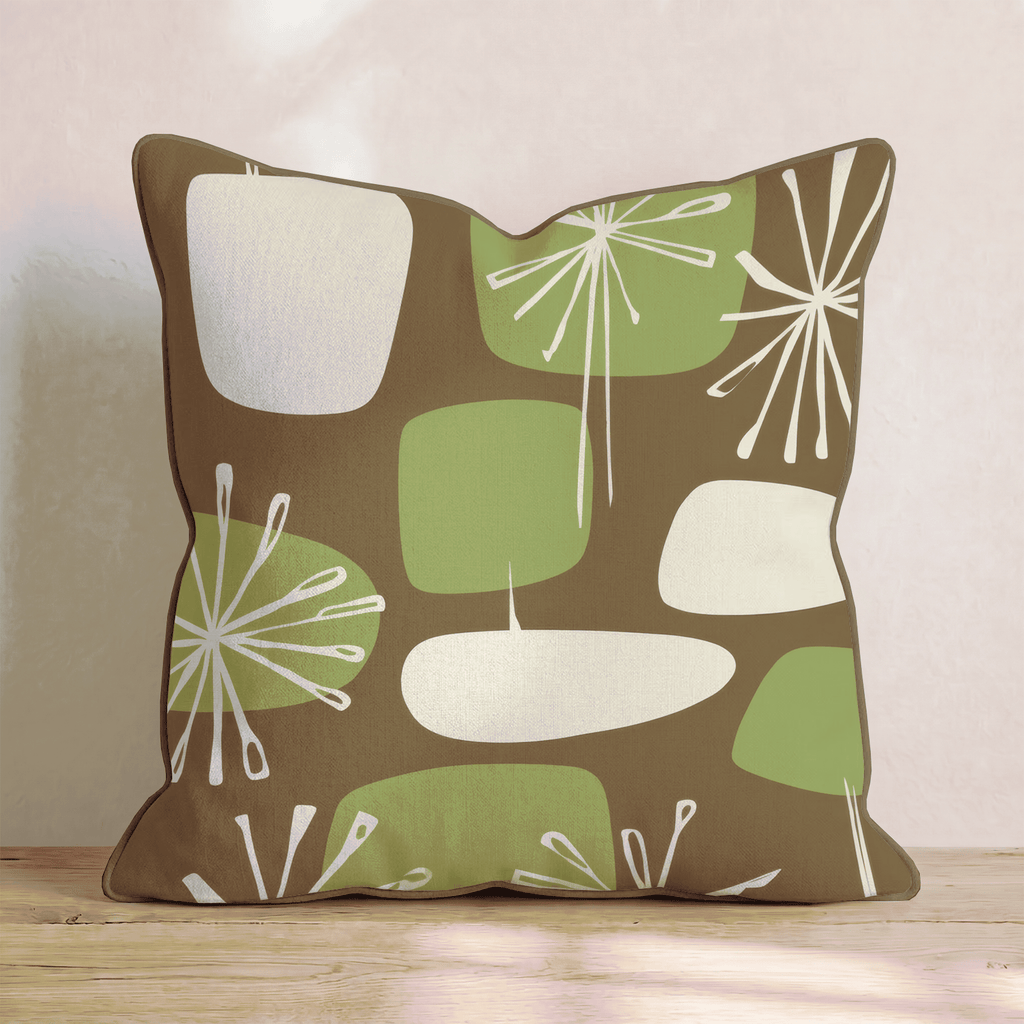 Atomic Angle Throw Pillow - Hillcroft Home