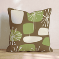 Atomic Angle Throw Pillow - Hillcroft Home