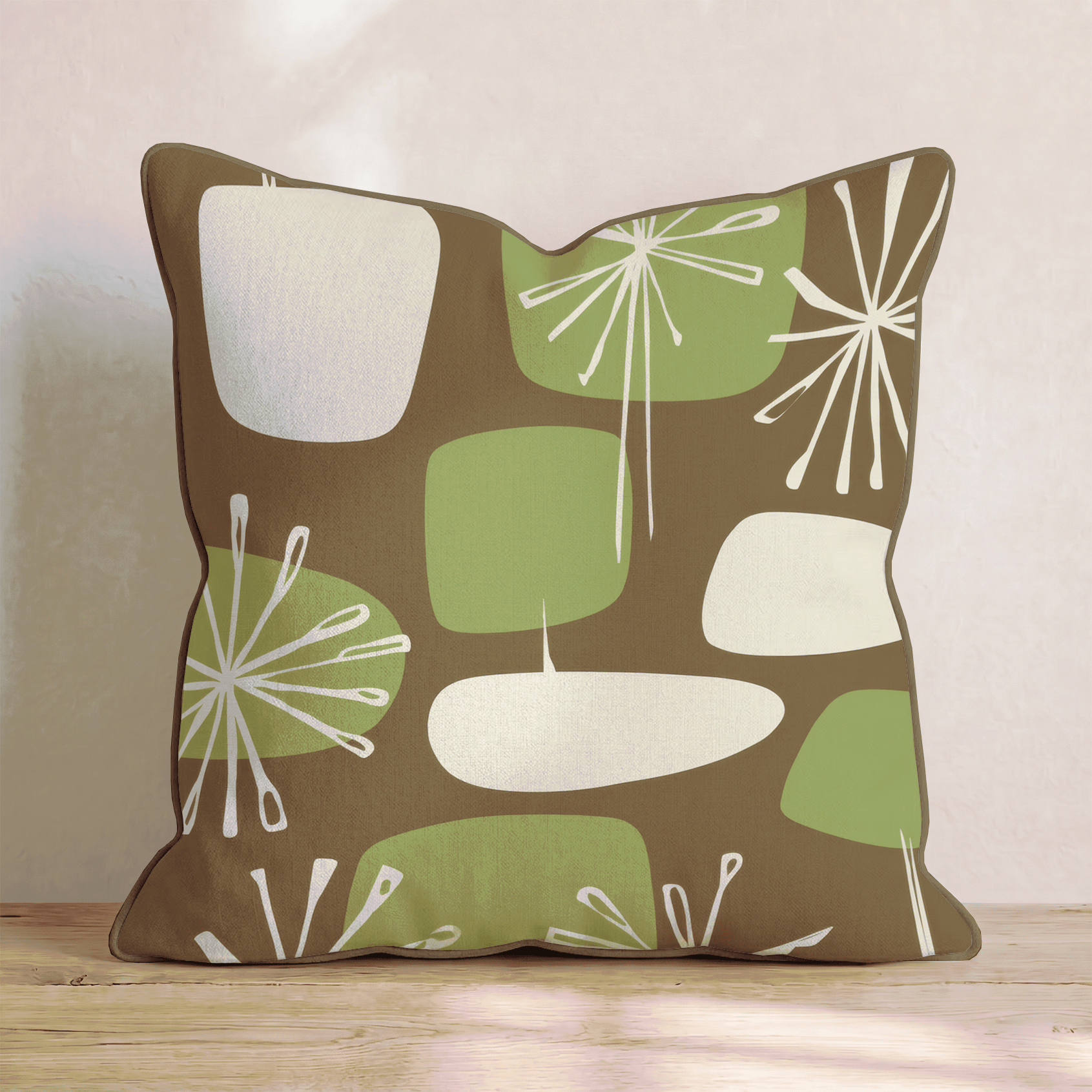 Atomic Angle Throw Pillow - Hillcroft Home
