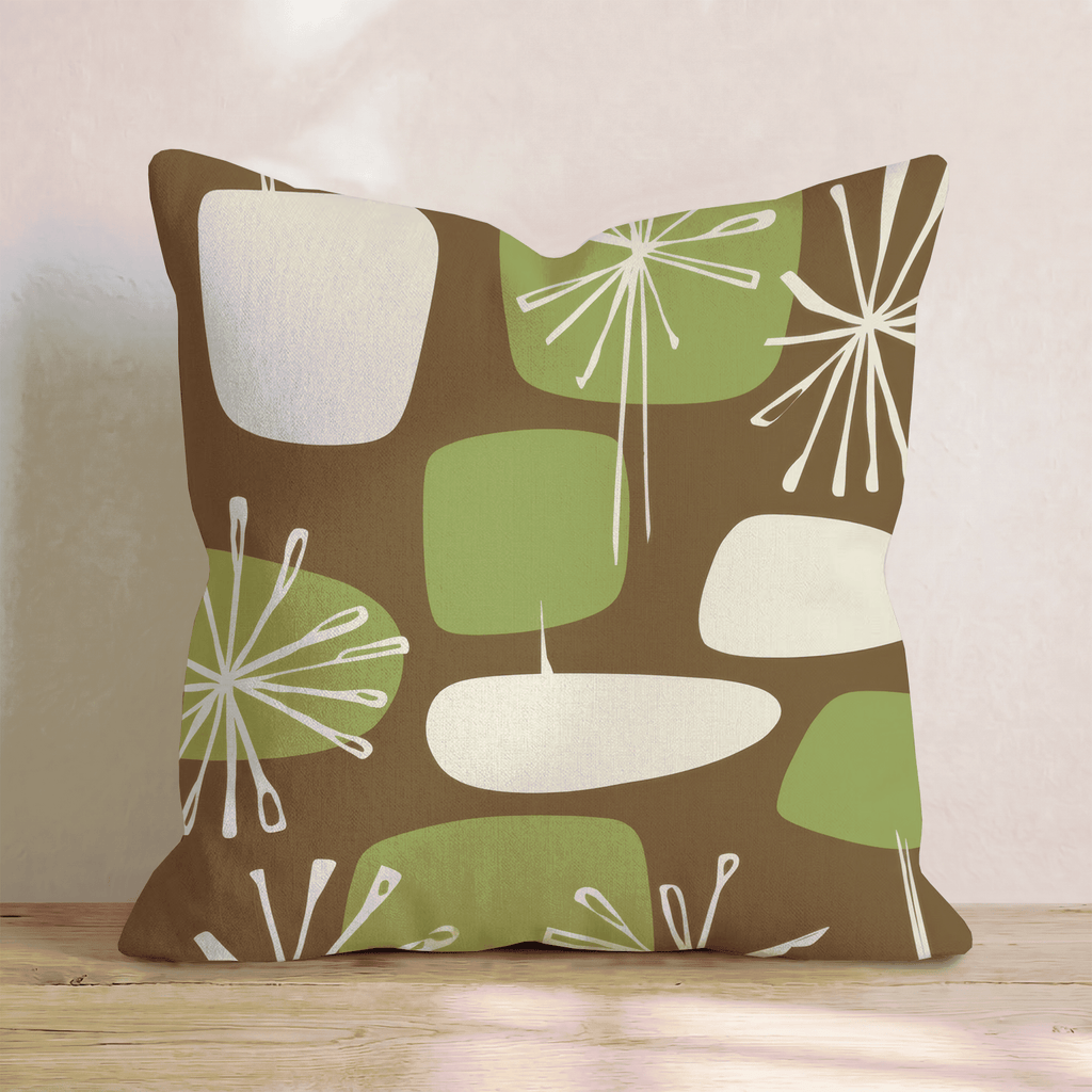 Atomic Angle Throw Pillow - Hillcroft Home