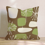 Atomic Angle Throw Pillow - Hillcroft Home