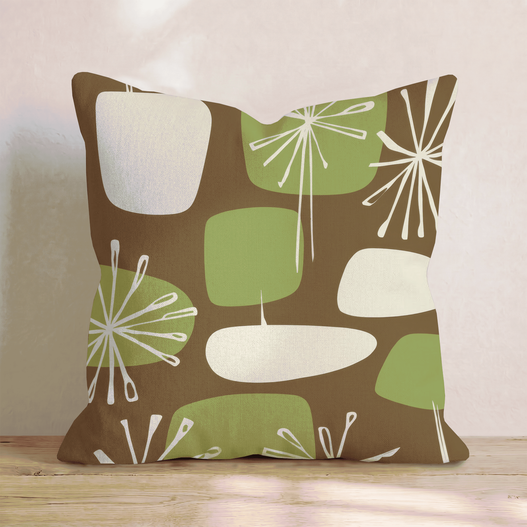 Atomic Angle Throw Pillow - Hillcroft Home