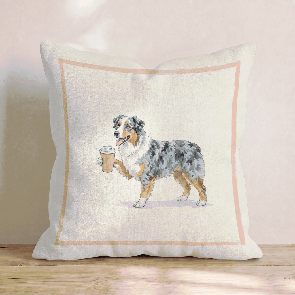 Aussie Coffee Throw Pillow - Hillcroft Home