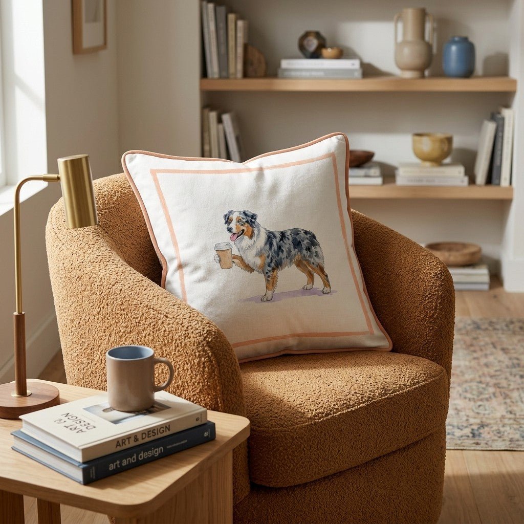 Aussie Coffee Throw Pillow - Hillcroft Home
