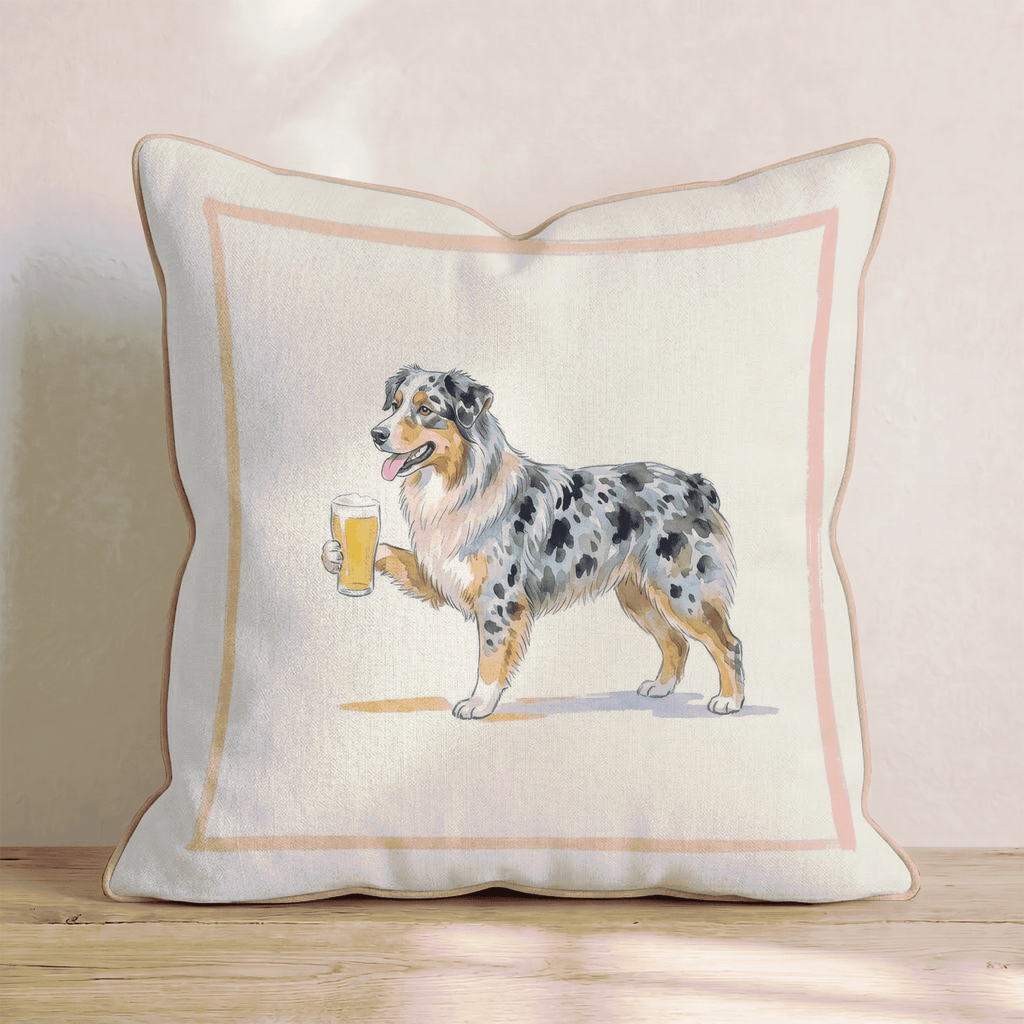 Aussie Lager Throw Pillow - Hillcroft Home
