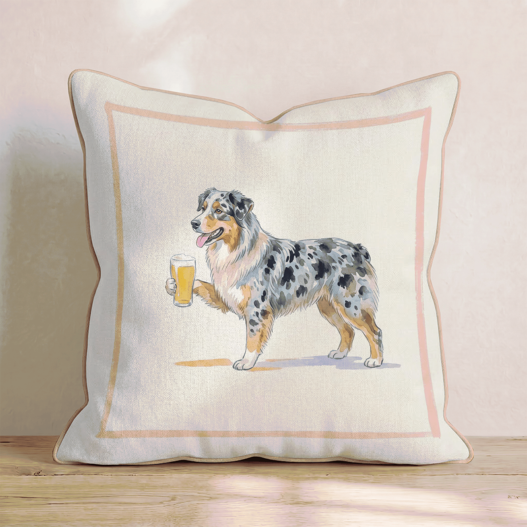 Aussie Lager Throw Pillow - Hillcroft Home