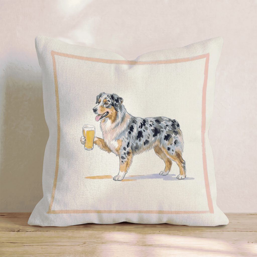 Aussie Lager Throw Pillow - Hillcroft Home