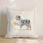 Aussie Lager Throw Pillow - Hillcroft Home