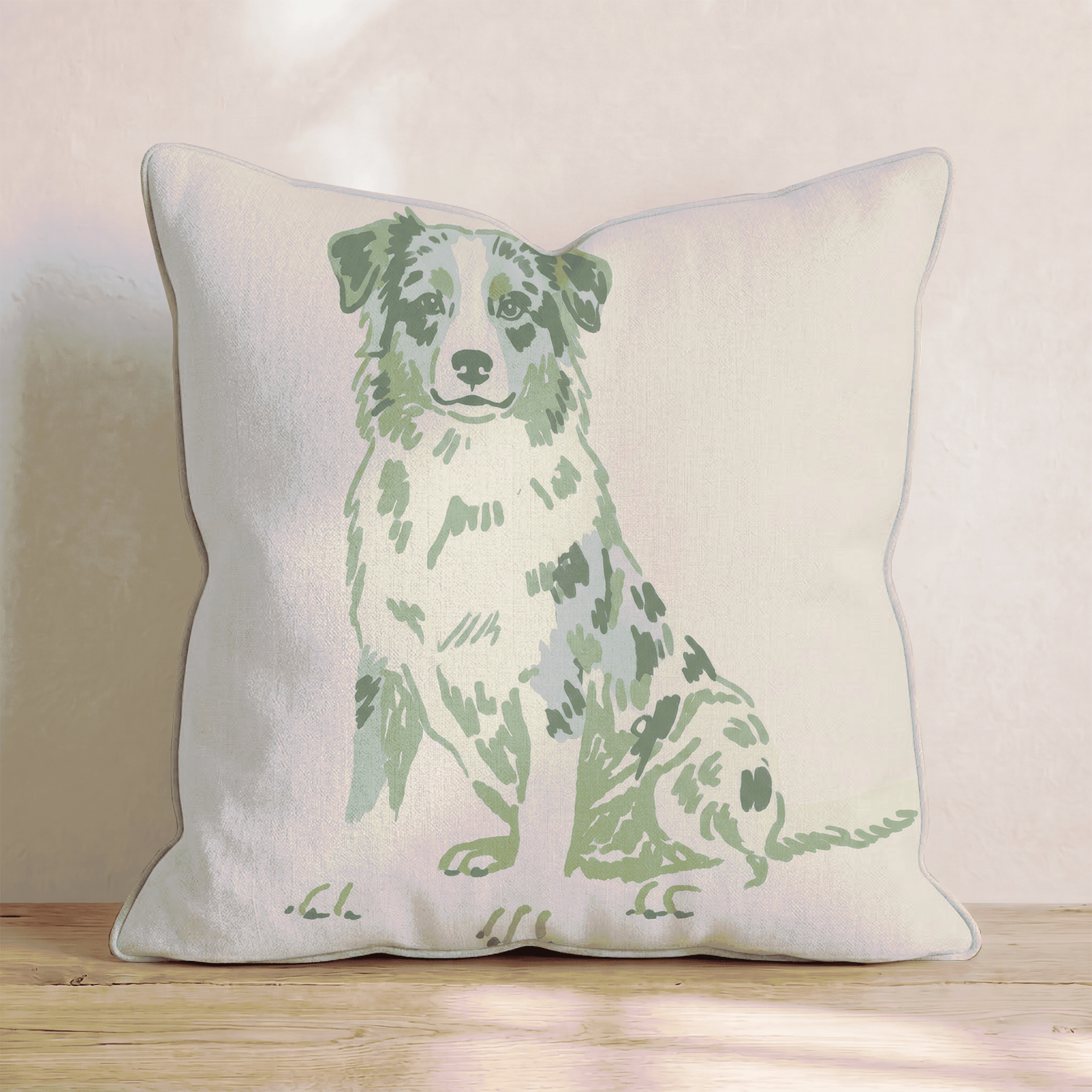 Australian Shepherd Throw Pillow - Hillcroft Home