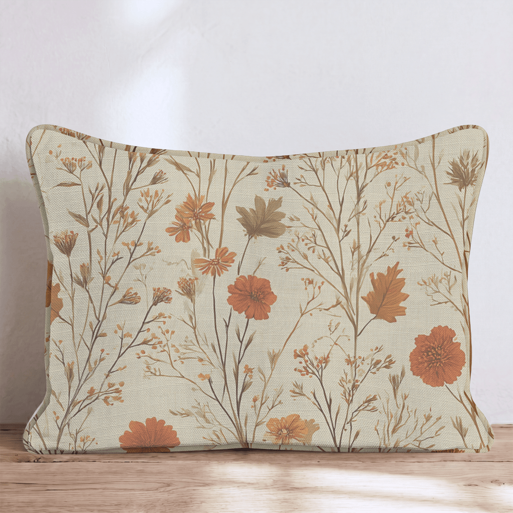 Autumn Botanicals Throw Pillow - Hillcroft Home