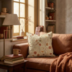 Autumn Botanicals Throw Pillow - Hillcroft Home