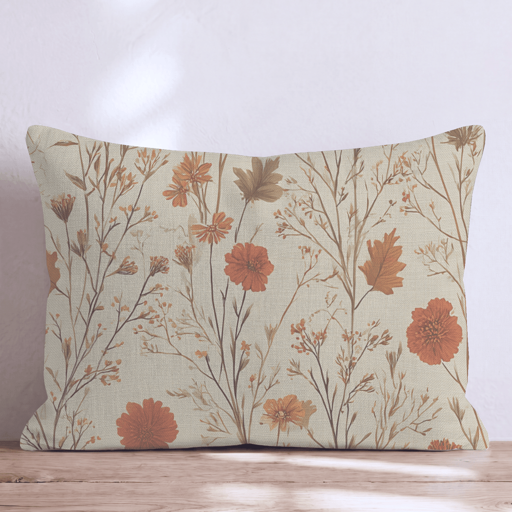 Autumn Botanicals Throw Pillow - Hillcroft Home
