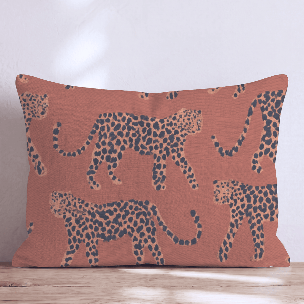 Autumn Cheetahs Throw Pillow - Hillcroft Home