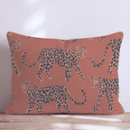 Autumn Cheetahs Throw Pillow - Hillcroft Home