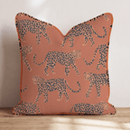 Autumn Cheetahs Throw Pillow - Hillcroft Home
