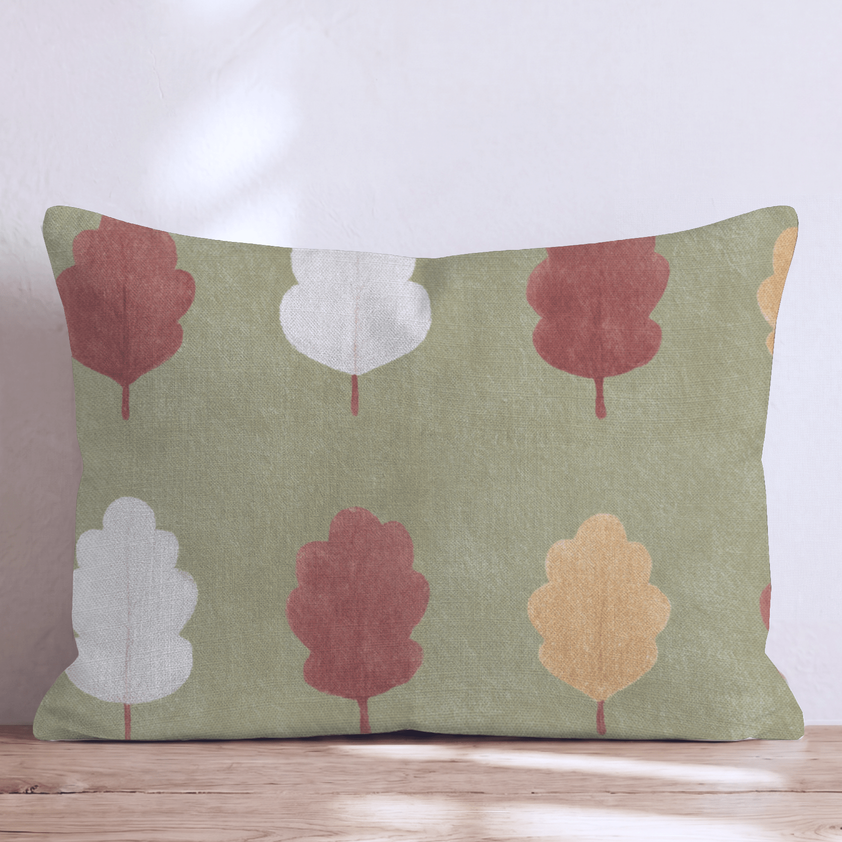 Autumn Leaf Grove Throw Pillow - Hillcroft Home