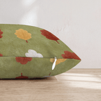 Autumn Leaf Grove Throw Pillow - Hillcroft Home
