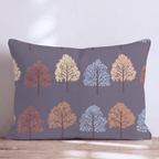 Autumn Orchard Rows Throw Pillow - Hillcroft Home