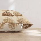 Autumn Taupe Campfire Throw Pillow - Hillcroft Home