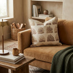 Autumn Taupe Campfire Throw Pillow - Hillcroft Home