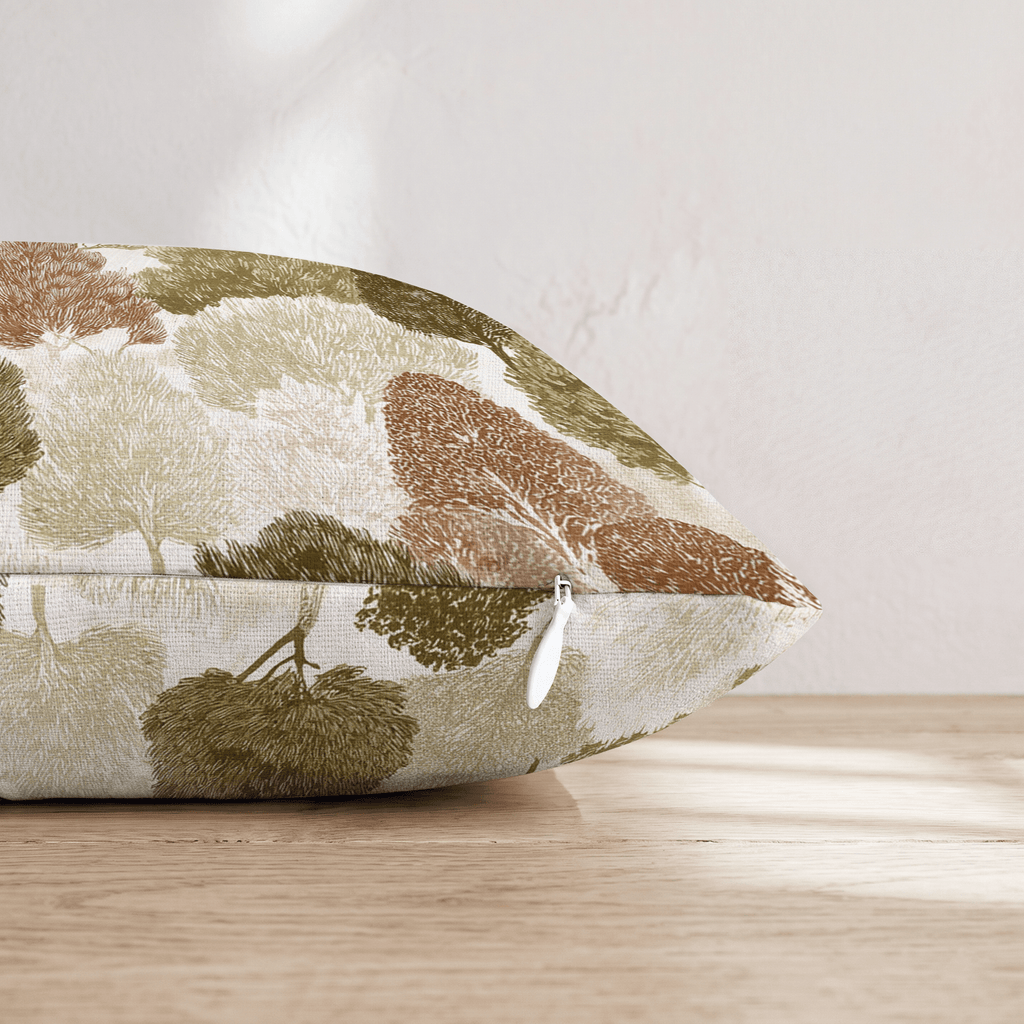 Autumnal Forest Throw Pillow - Hillcroft Home