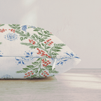 Aviary Garland Throw Pillow throw pillow - Hillcroft Home
