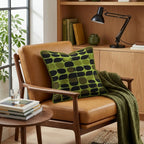 Axiom Grid Throw Pillow - Hillcroft Home