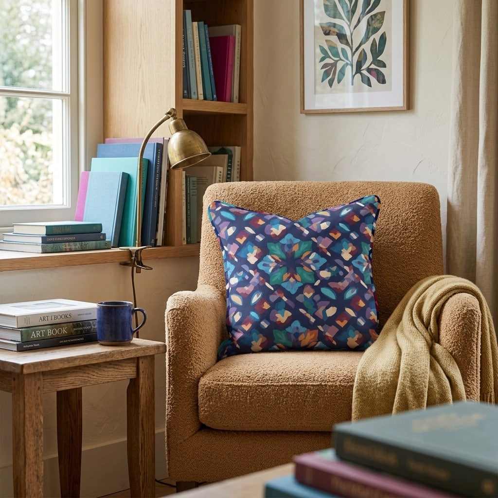Catherine Two Throw Pillow - Reading Nook