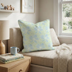 Baby Blue Blooms Throw Pillow - Hillcroft Home