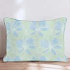 Baby Blue Blooms Throw Pillow - Hillcroft Home