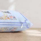 Baby Boy Stork Throw Pillow - Hillcroft Home
