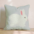 Baby Bunny Throw Pillow - Hillcroft Home