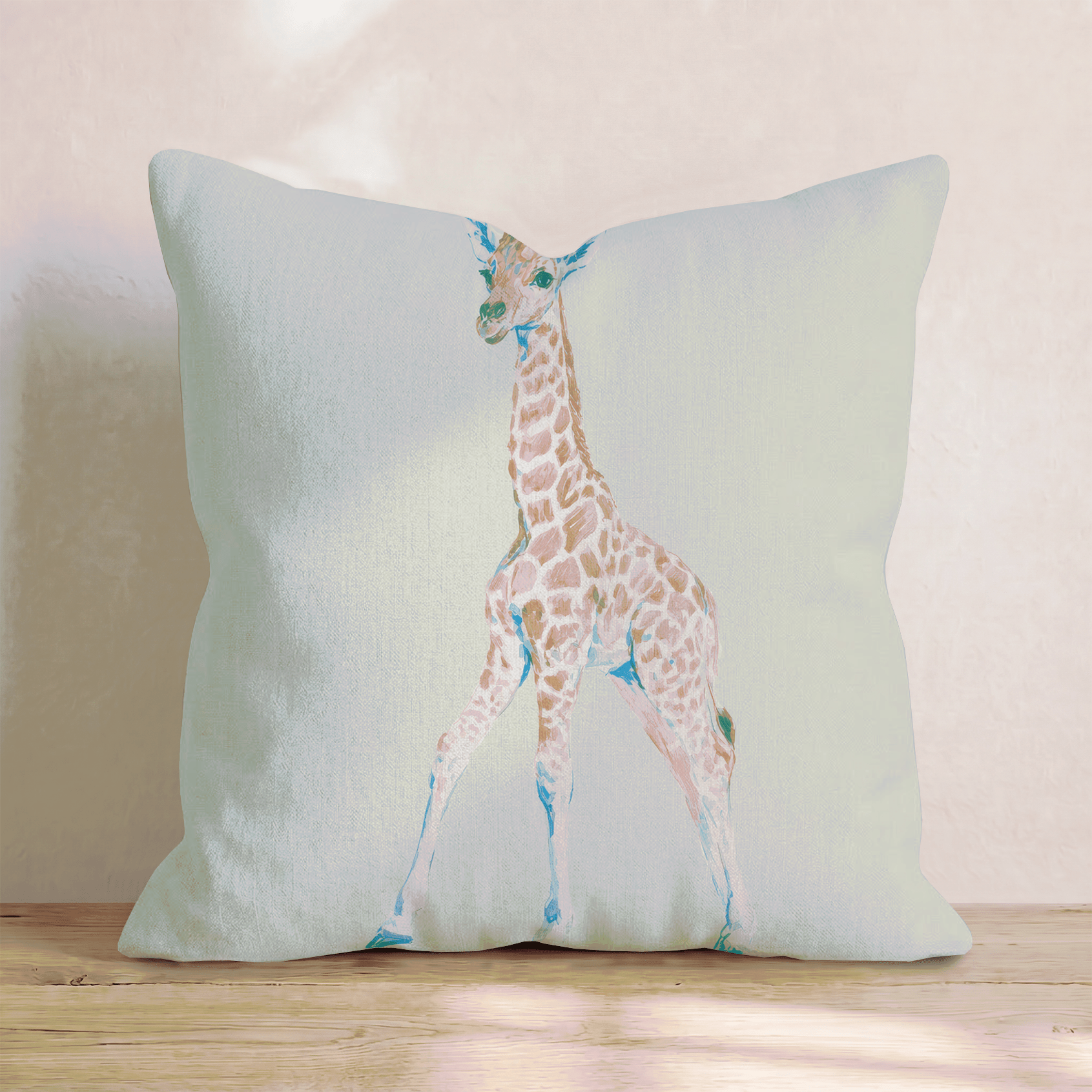 Baby Giraffe Throw Pillow - Hillcroft Home