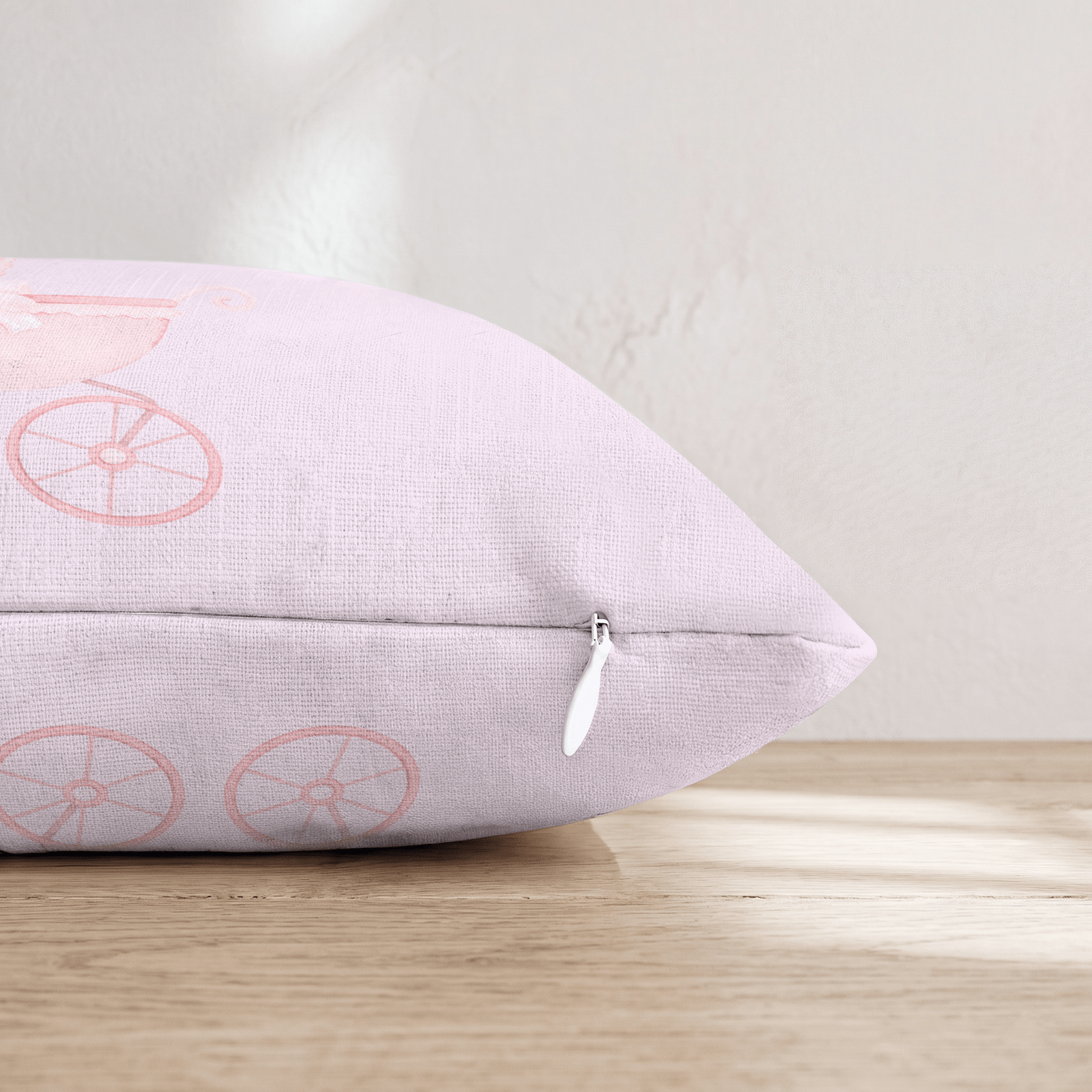 Baby Girl Throw Pillow - Hillcroft Home