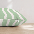 Baby Green Stripe Throw Pillow - Hillcroft Home