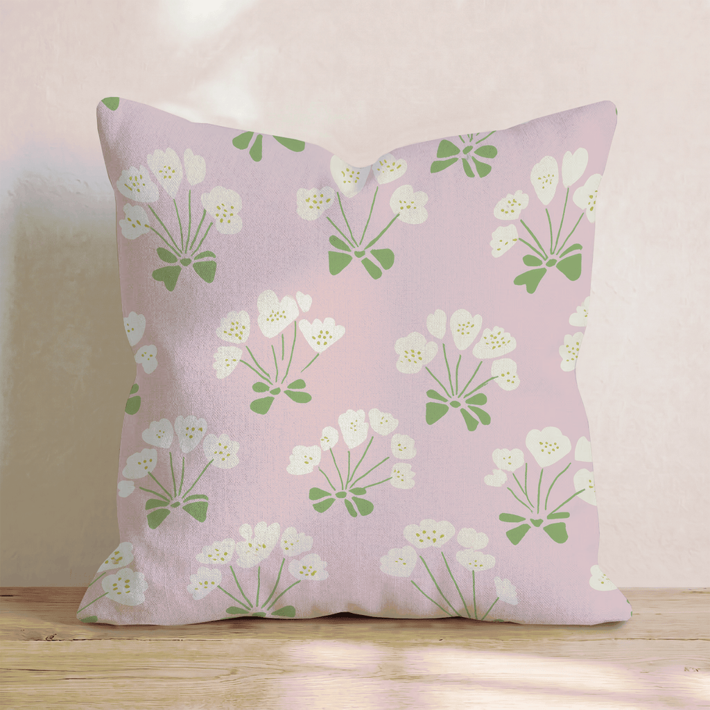 Baby's Breath Throw Pillow - Hillcroft Home